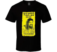 Cactus Jack Wanted Dead Wrestling T Shirt