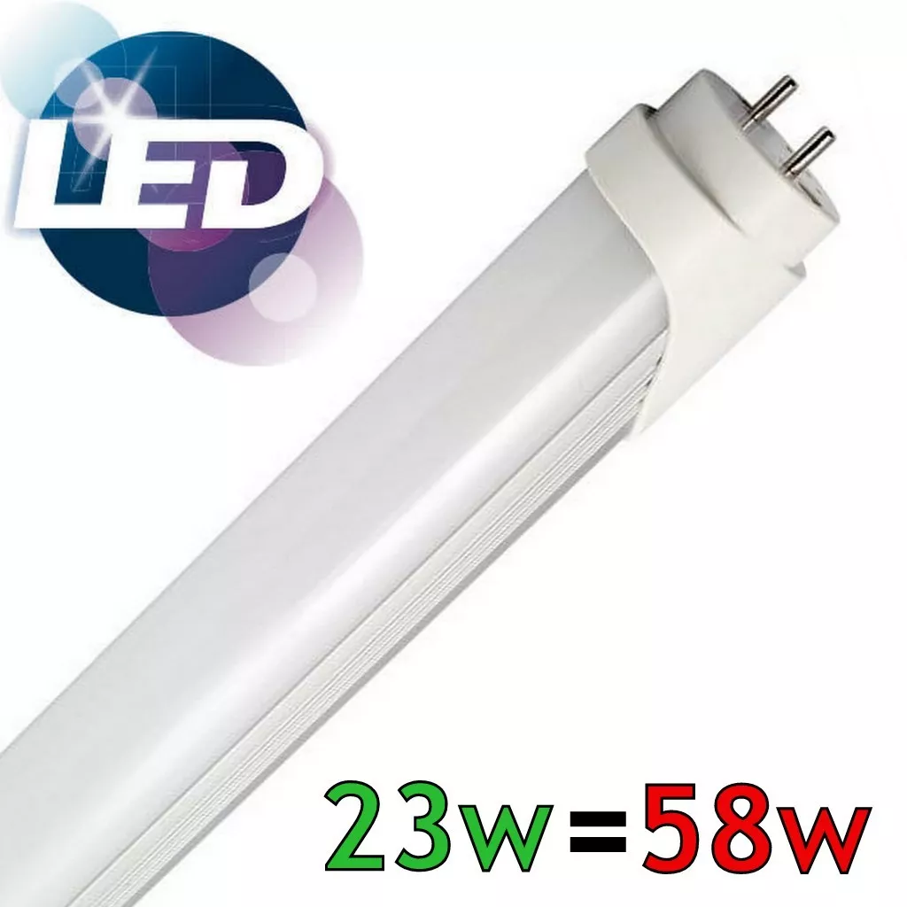 Fluorescent tube only top lights at ends