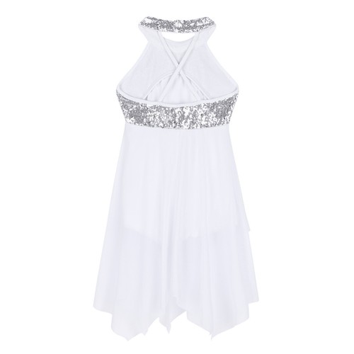 Girl Criss Cross Lyrical Dress Contemporary Ballet Dance Ballroom Costume - Picture 21 of 107