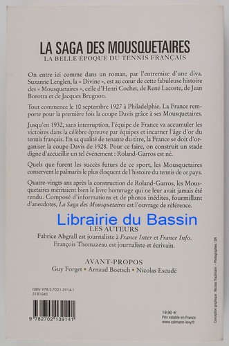 La saga des mousquetaires 1923-1933 La belle époque du tennis français 2008 - Imagen 2 de 5