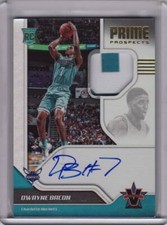 2017-18 Panini Vanguard Dwayne Bacon RPA RC Patch Auto 54/99 Hornets