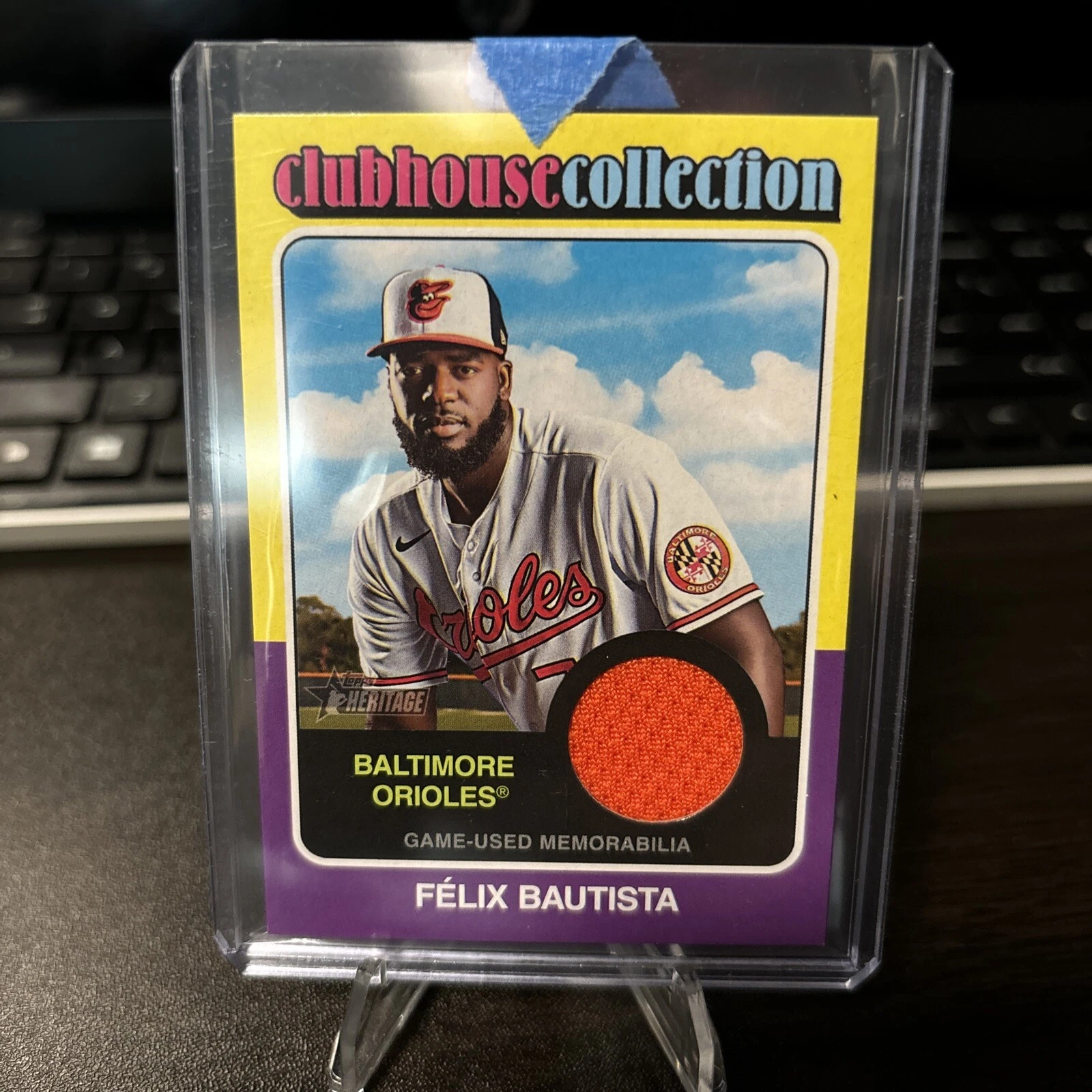 Flix Bautista trading card