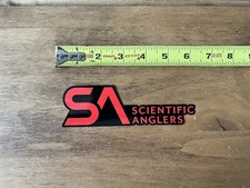 Scientific Anglers Inc Fly Fishing Logo  Sticker/Decal Approx 6” New Authentic