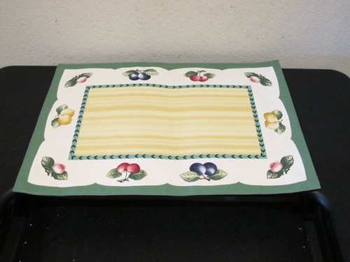 (8) Villeroy & Boch French Garden Fleurence Reversible Cloth Placemats - Picture 2 of 4