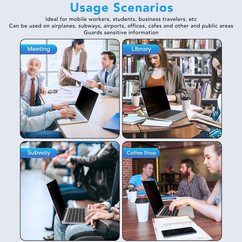 14 Inch Laptop Screen Private Filter Blue Light Filter Prevent Glaring Remov HEN - Picture 18 of 24