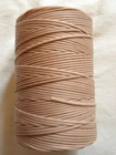 20m SADDLER'S YARN - WAXED - beige 100% polyester ø 1.4mm