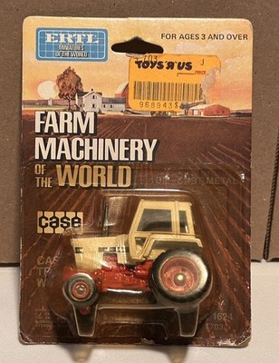 Case Agri-King Tractor, 1/64 scale on Ertl Farm Machinery Of The World Card