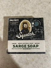 Dr Squatch Call Of Duty Sarge Soap Limited Edition Bar Soap Medium Grit