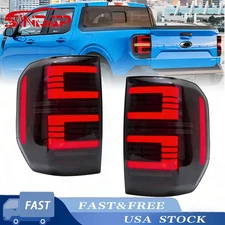 Smoked LED Tail Lights For 2022-2025 Ford Maverick Lariat / XL / XLT Rear Lights