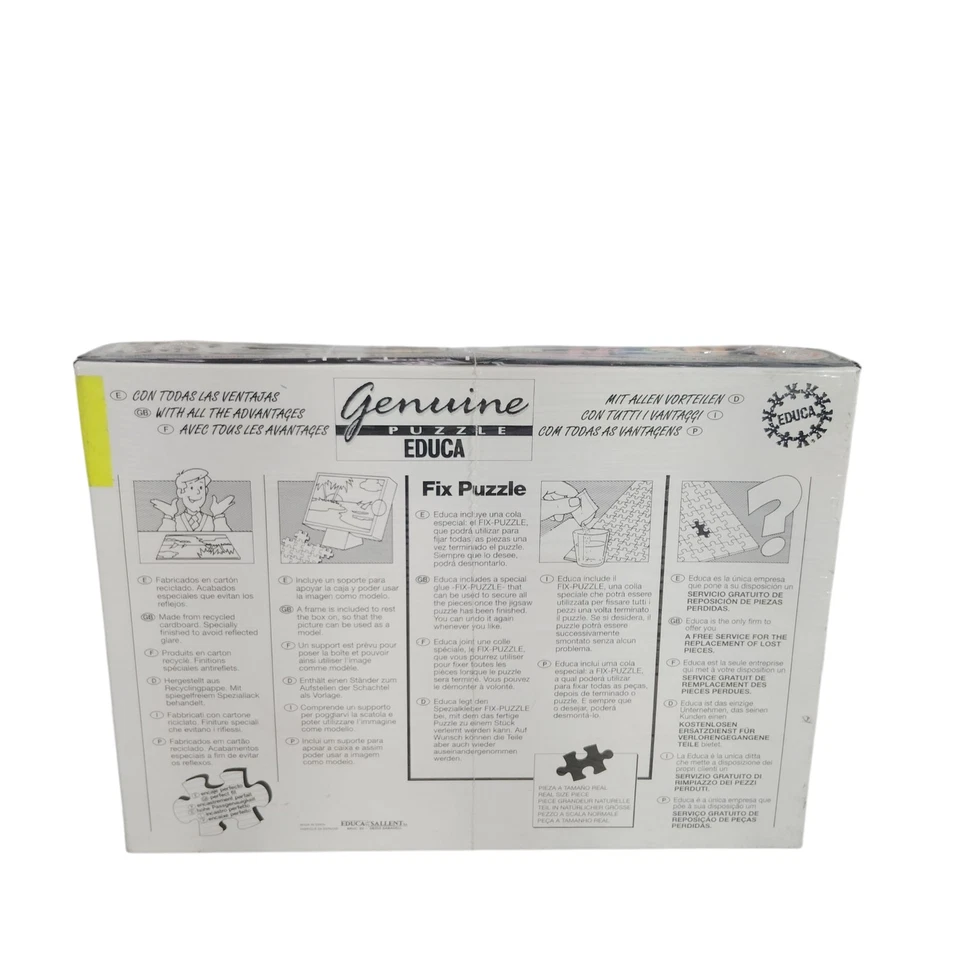 Rompecabezas de colección Notre Dame De Paris neón 1000 piezas colección Educa 1994 Foto 2 de 4