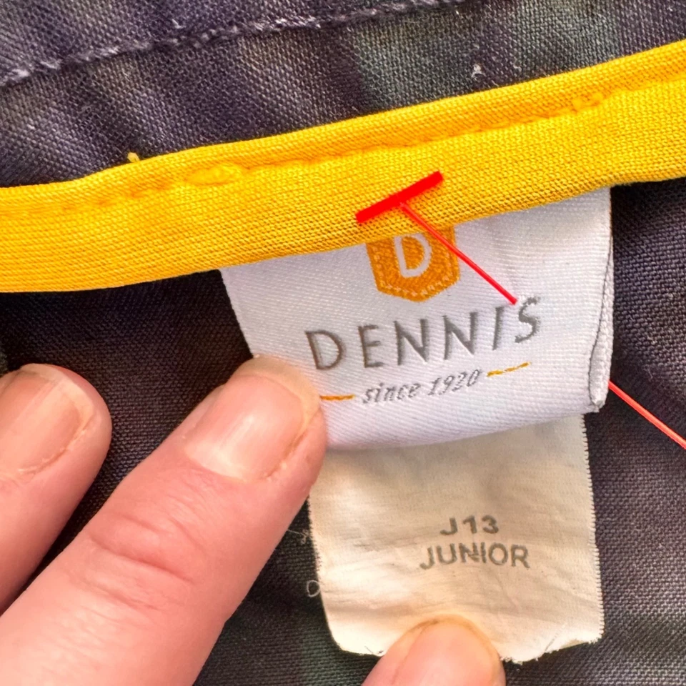 Niñas Dennis Falda Plisada a Cuadros Estilo Uniforme Escolar Azul Clásico Juniors 13 Foto 3 de 4