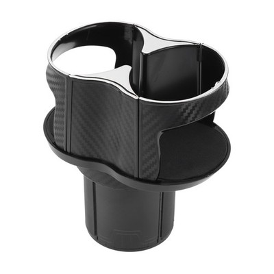 1pc for vehicles 2 in 1 glass holder 127x64x121mm black ABS