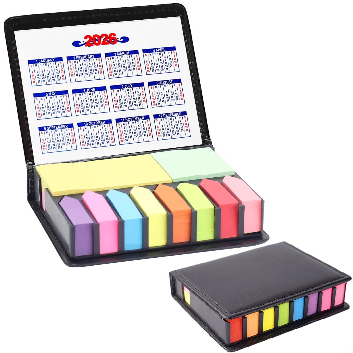 Sticky Notes Tabs for Page Markers, Colored Book Tabs for Annotating Books, 2...-image