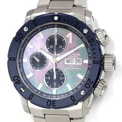 EDOX Chronoffishore 1 Japan 01122-3BU3M-NANIN Automatic Black Shell Men's Watch