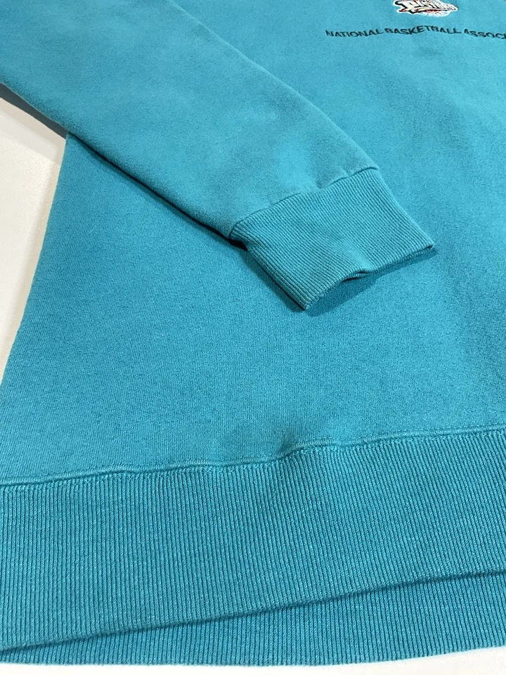 Sudadera De Colección Detroit Pistons Talla XXL Teal Horse Logo NBA Lee Sport Años 90 Foto 4 de 4