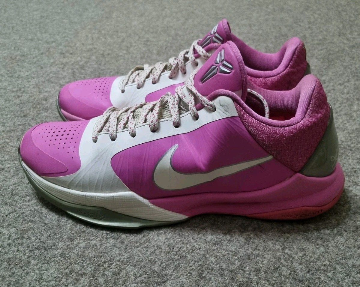 Nike Zoom Kobe 5 V Think Pink Kay Yow 2010 OG Breast Cancer Size 8