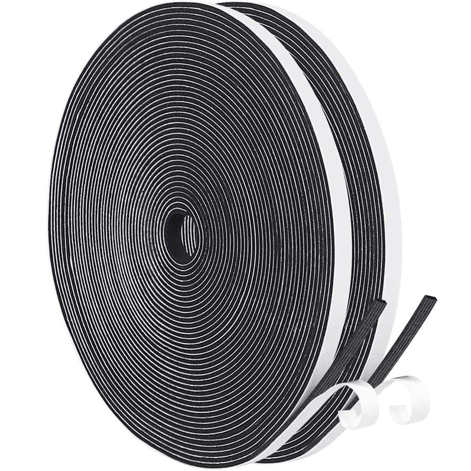 Weather Stripping Foam Seal Tape Self-Adhesive 6mm(B) x 1.5mm(D)/20m, Black 2