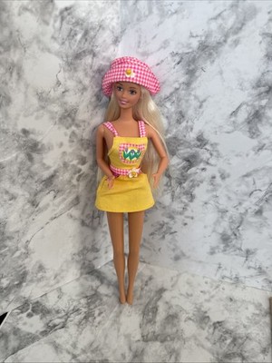Vintage 1997 Mattel Special Edition Easter Egg Hunt Barbie Doll  Yellow Dress
