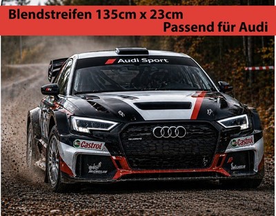 Frontscheibenaufkleber Passend für Audi, Banner 135cm x 23cm