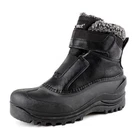 riemot Men's Winter Warm Snow Work Boots Hiking Outdoor Casual Leather Shoes