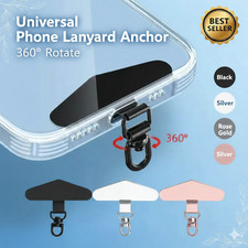 Cordino telefono in metallo patch clip anti smarrimento universale Tether Tab ricambio UK