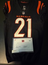 Mike Hilton Game-Used Cincinnati Bengals Jersey - Vs. Ravens — December 26, 2021
