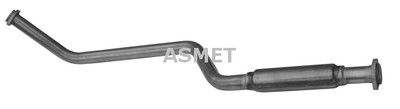 Asmet 01.027 Front Muffler for Mercedes Benz