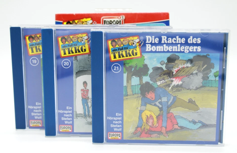 TKKG CD Box 7 Folge 19 20 21 Der Schatz Das Geheimnis Die Rache Europa Selten - Image 2 of 2