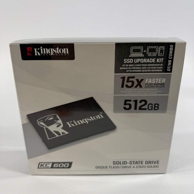 New Kingston KC 600 512GB SSD Upgrade Kit