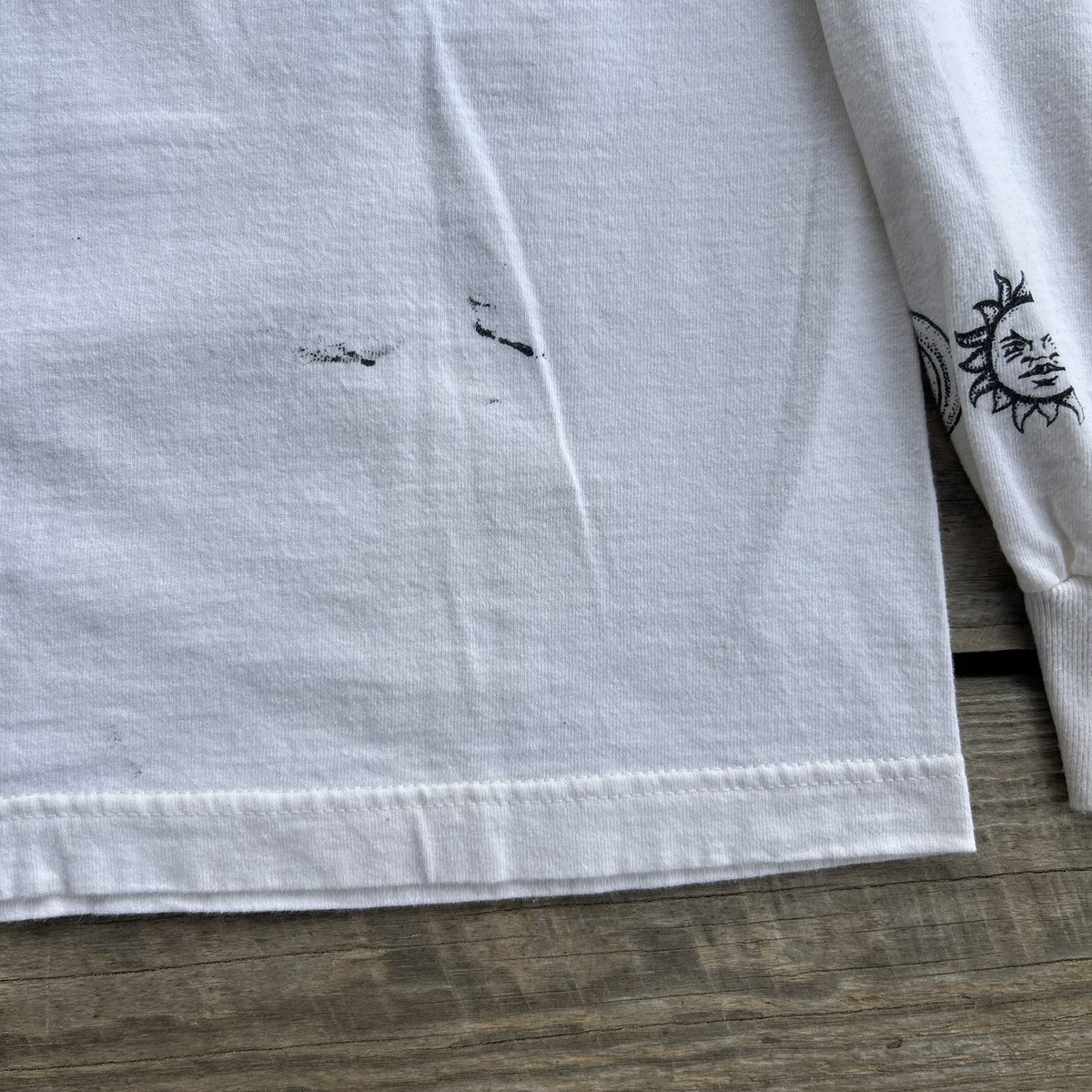 Vintage 90s Dennis Rodman Tattoos Longsleeve T Shirt Size M