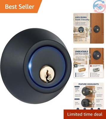 All-new Deadbolt Door Lock Set, ANSI/BHMA Grade 3 Enhanced Security Entry Dea...