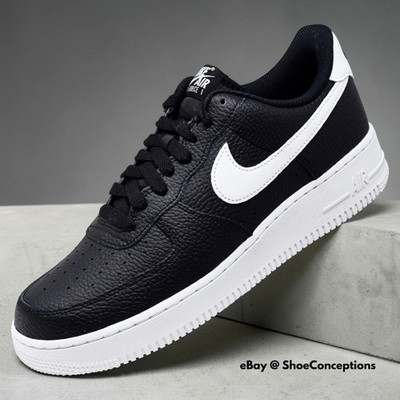 Nike Air Force 1 '07 Shoes Black White CT2302-002 Men's Sizes NEW