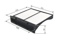 INNENRAUMFILTER POLLENFILTER FÜR SUBARU FORESTER (SJ ) - BOSCH 1 987 432 262 INNENRAUMFILTER POLLENFILTER FÜR SUBARU FORESTER (SJ ) - BOSCH 1 987 432 262