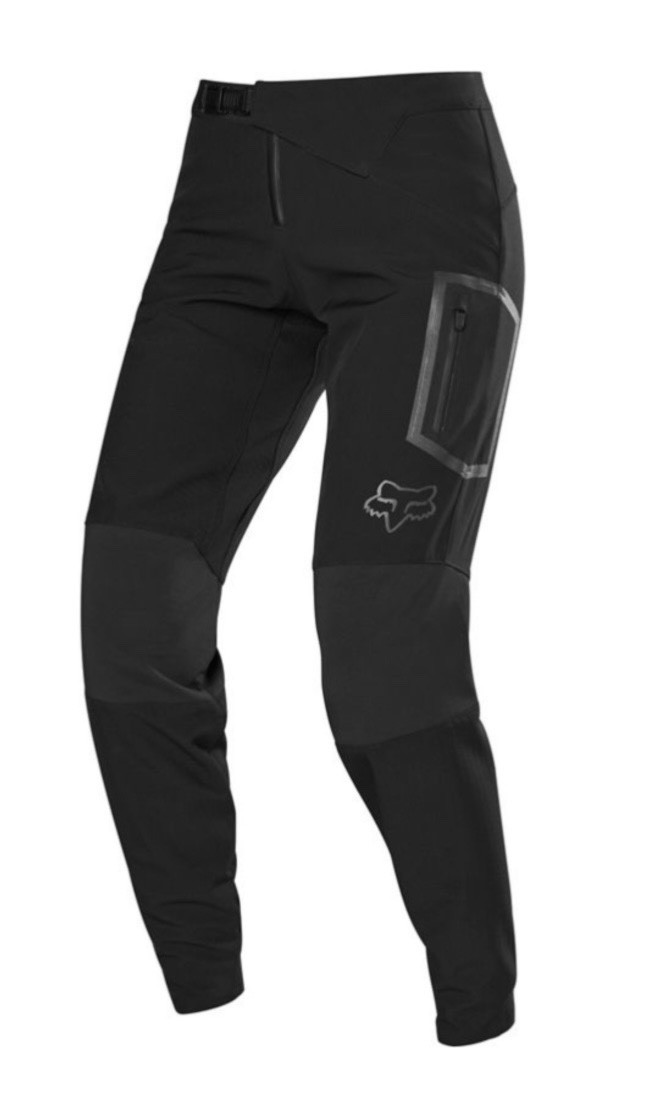 Fox Racing Defend Black Mens Youth MTB Mountain Bike Pants Size 28 *SMALL TEAR