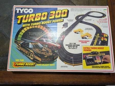 1984 Tyco "Turbo Boost" HO Slot Car Race Set