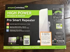 Amped Wireless SR600EX High Power Wireless-N 600mW Pro Smart Repeater