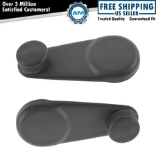 Manual Window Crank Gray LH Driver RH Passenger Side Pair for Swift Metro NEW