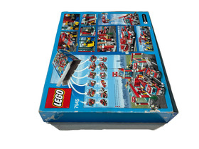 Lego 2007 City Fire Station 7945 Complete Building Set w/ Box & 2 Manuals