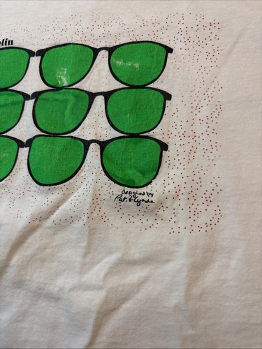 Vintage Marchon & Marcolin Luxus Sonnenbrille T-Shirt Einzelnaht Amboss Größe XL - Bild 11 von 14