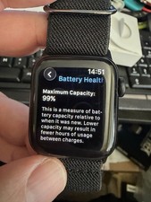 Apple Watch SE (2nd Generation) 40mm Black Aluminium Case, 99% Battery