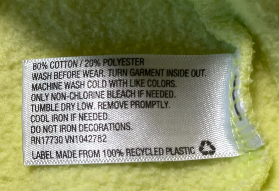 Circo Girls Yellow Pullover Hoodie Size S/P 6-6X Baby Deer on Ice Skates - Image 4 of 4