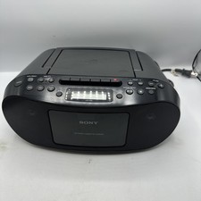 Sony CFD-S50 CD, AM/FM Radio, CD Player,  Cassette Player With Power Cord, READ