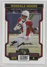 2023 Score Signatures Rondale Moore #156 Auto 14mq