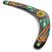 Beach Boomerang Toy for All Ages - Outside Beach Games Adults Toys Jet Black