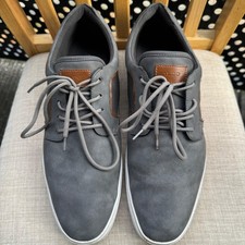 ALDO Drymos Pillow Walk mens casual oxford shoe dark grey synthetic nubuck UK 11