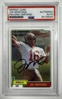Topps JOE MONTANA Rookie Reprint Auto - PSA/DNA Certified Au