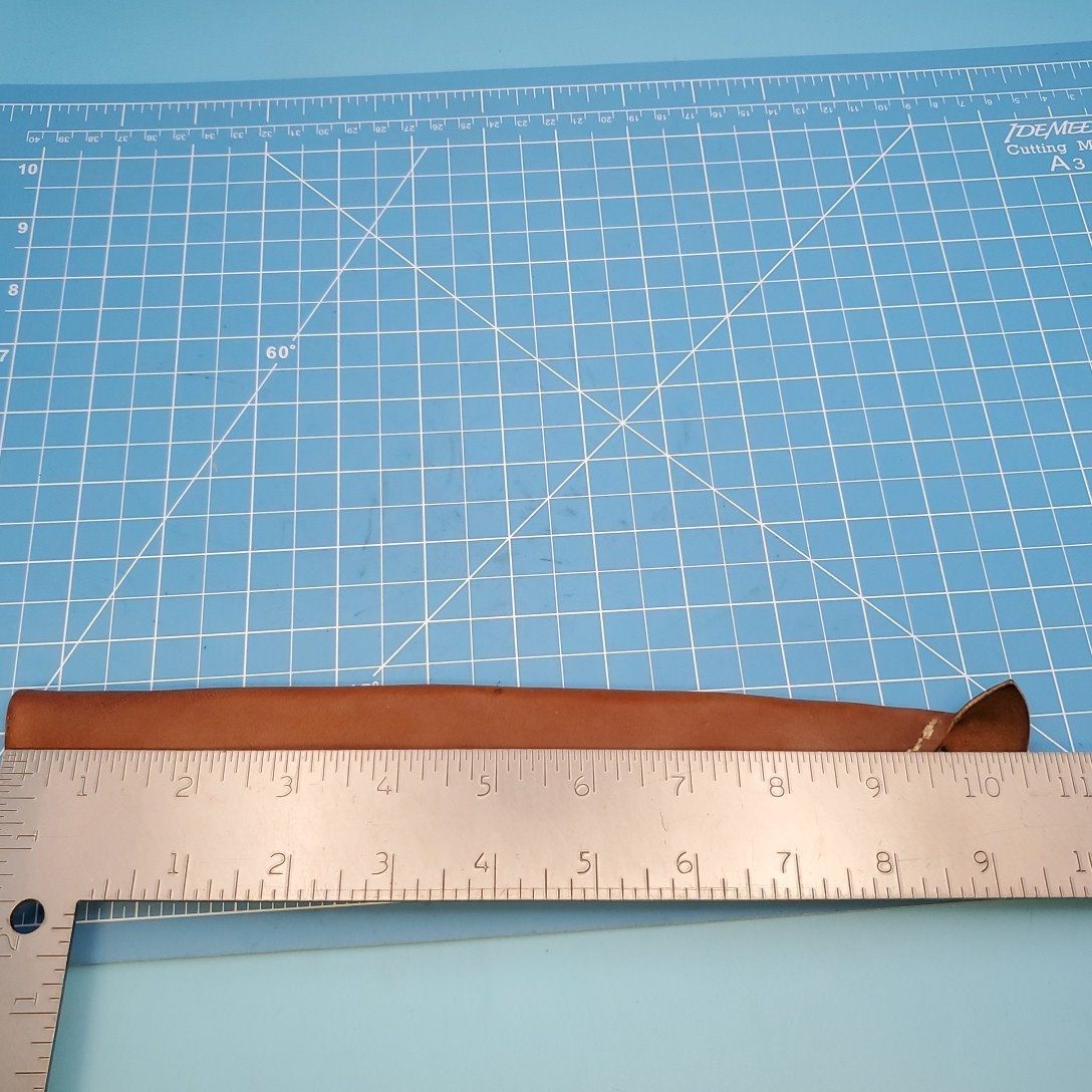 Fixed Blade Knife Sheath Brown Leather Fillet Belt Pouch Case 10"x 9.5"