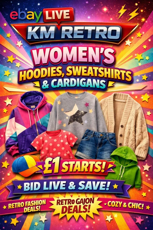 Ladies hoodies, sweatshirts and cardigans 99P starts