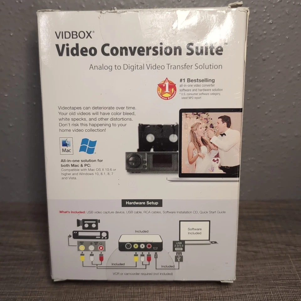 VIDBOX Video Conversion Suite For Mac And Windows Analog To Digital Transfer Kit - Image 4 of 4