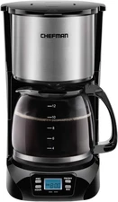 12-Cup Programmable Coffee Maker, Electric Brewer, Auto Shut Off, LCD Display wi